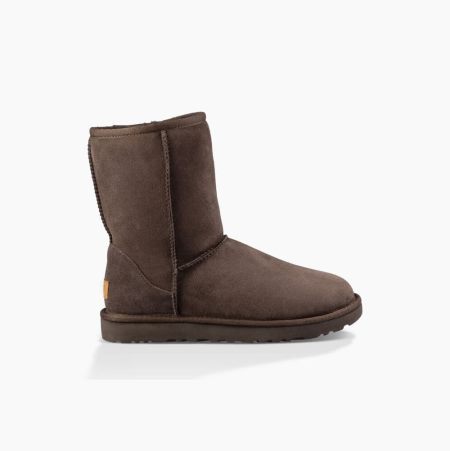 UGG Classic Short II Chocolate Boots for Women (HADJ15732)